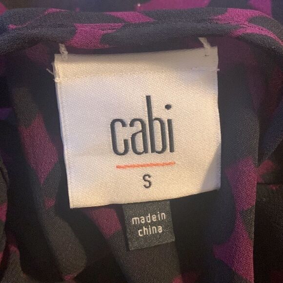 cabi Going Out Sugar Plum Geo Dress - Picture 8 of 8